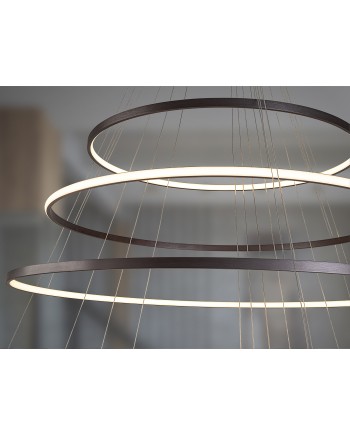 ODESSA- LAMPARA 7 AROS D150-BRONCE